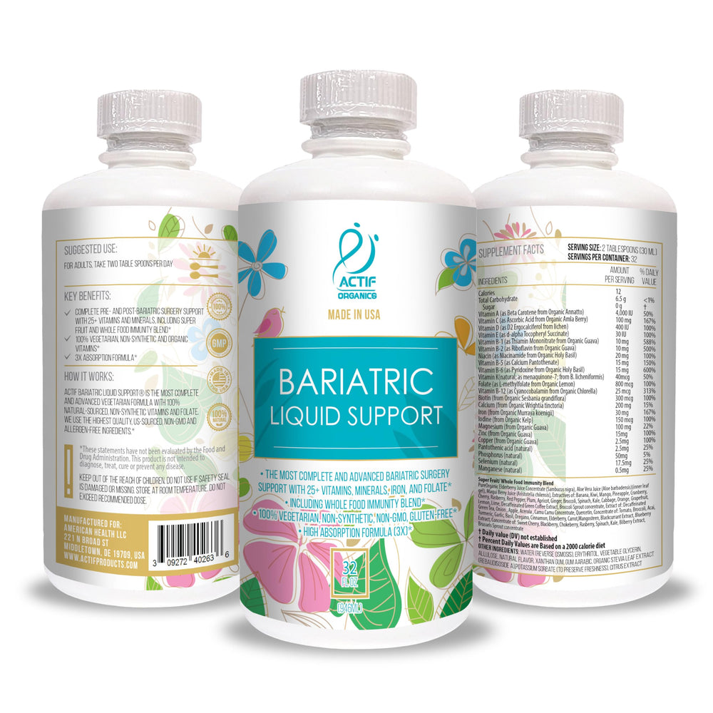Actif Organic Bariatric Liquid glass pour evokes a simple daily ritual