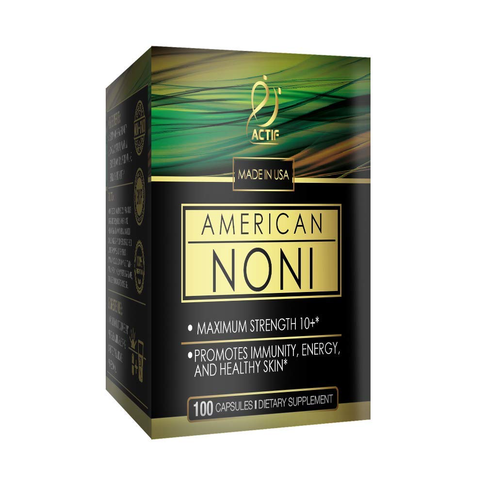 Actif Organic Noni liposomal delivery graphic illustrating enhanced absorption potential
