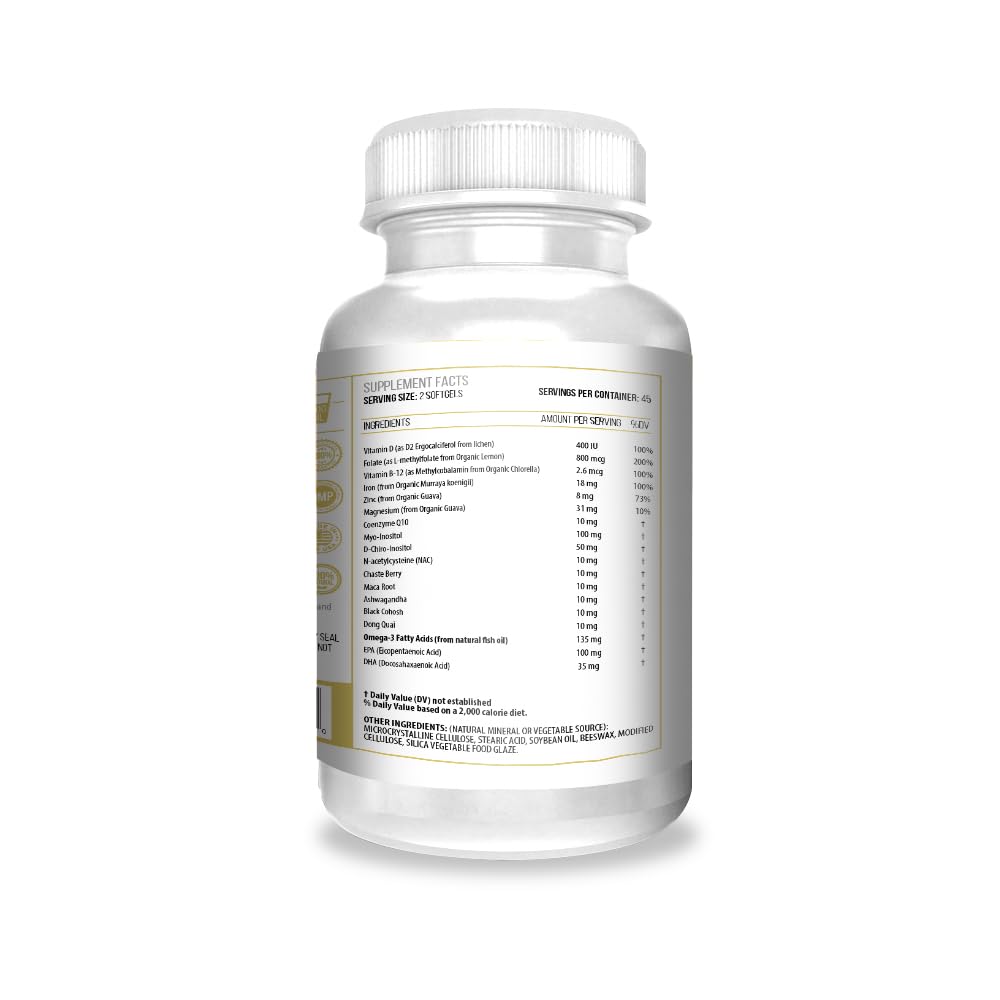 ACTIF Ovary and Uterus Maximum Support label emphasizes non-GMO and USA-made quality