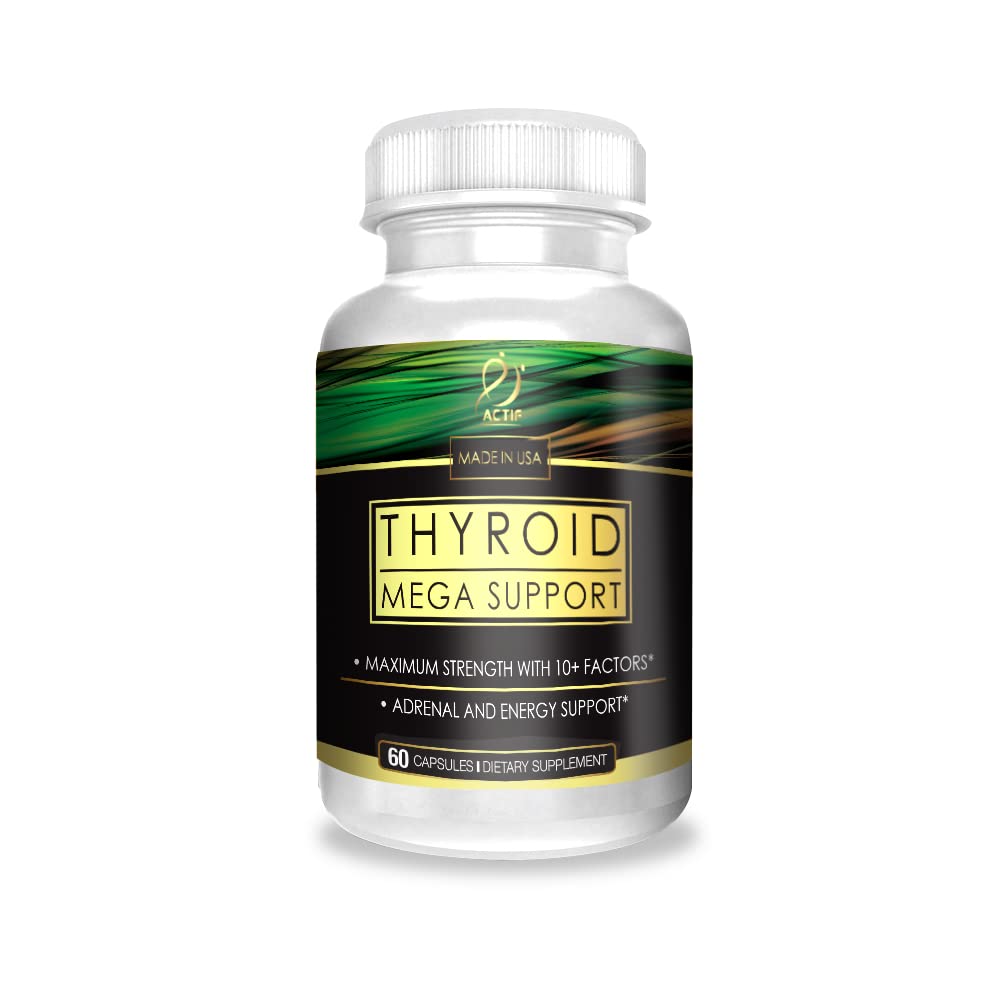 ACTIF Thyroid Mega Support liposomal delivery graphic highlights enhanced bioavailability