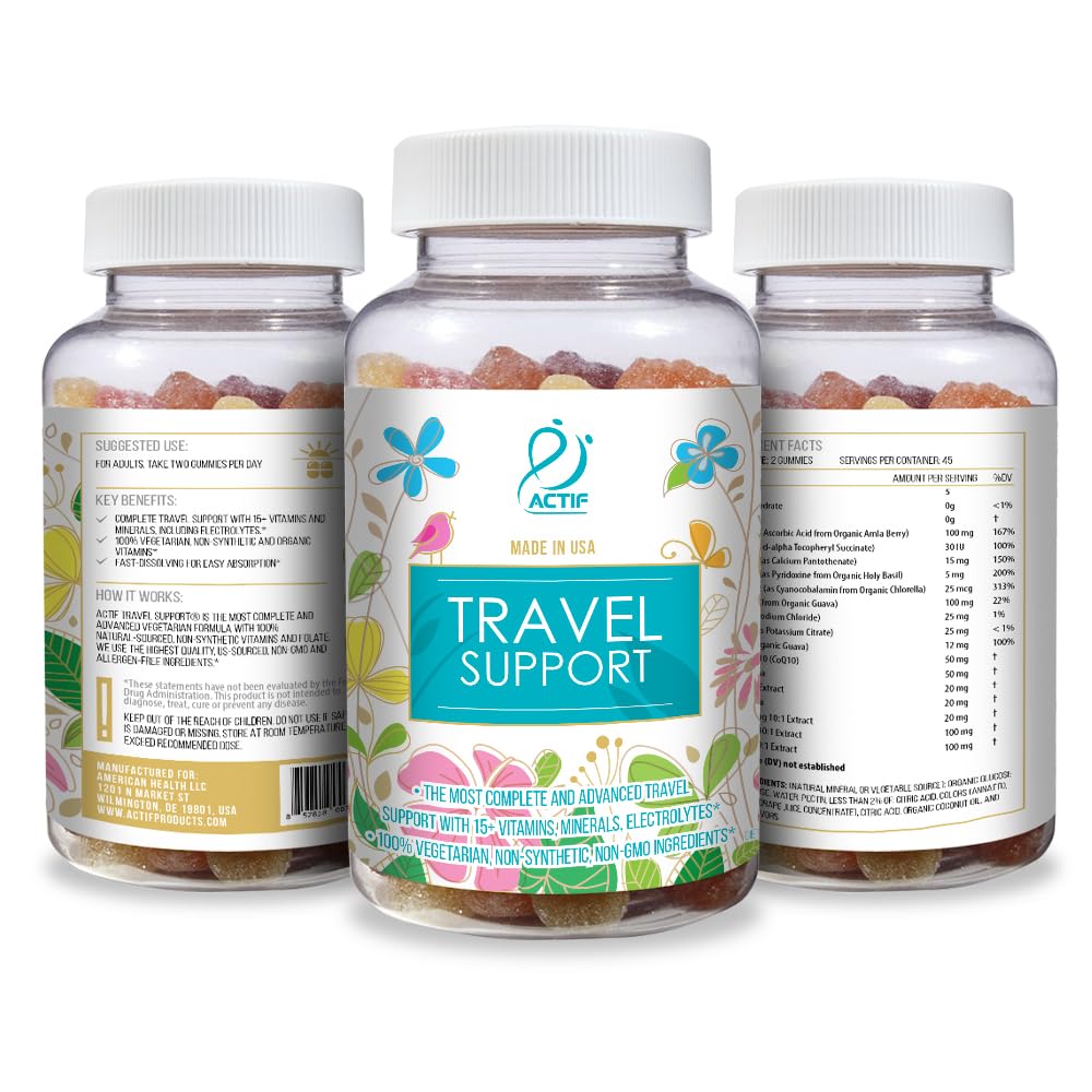 ACTIF travel bottle design for easy on-the-go consumption