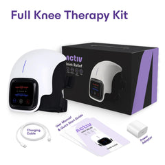 Activ knee massager travel-ready compact design supports relief anywhere