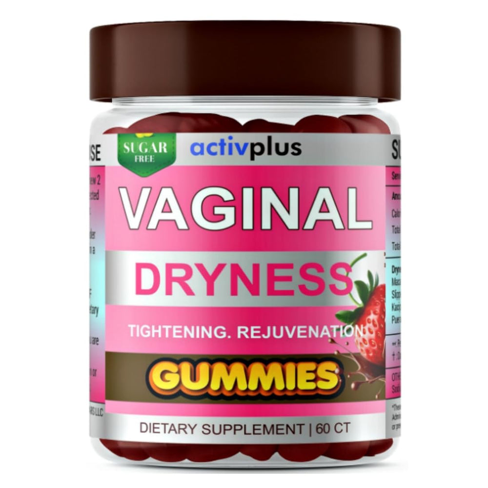 ACTIV PLUS Vaginal Dryness Moisturizer Gummies packshot for daily use