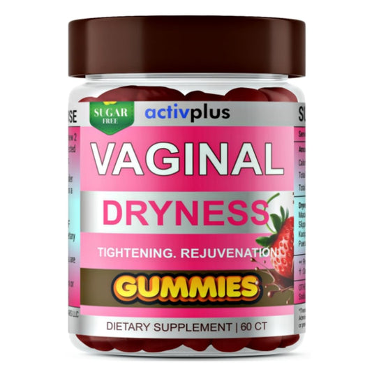 ACTIV PLUS Vaginal Dryness Moisturizer Gummies packshot for daily use