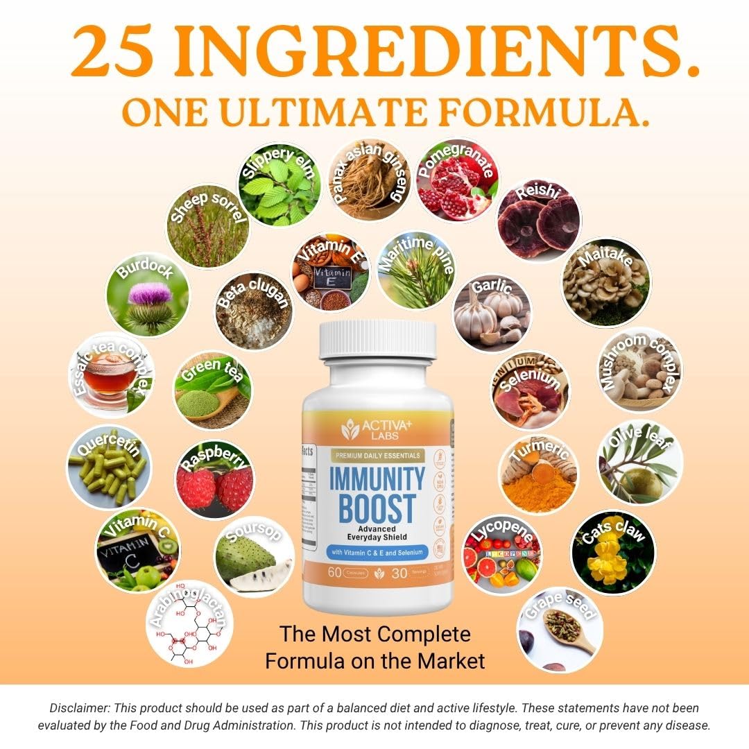 Activa Labs Immunity Boost label GMP certification for quality and safety.
