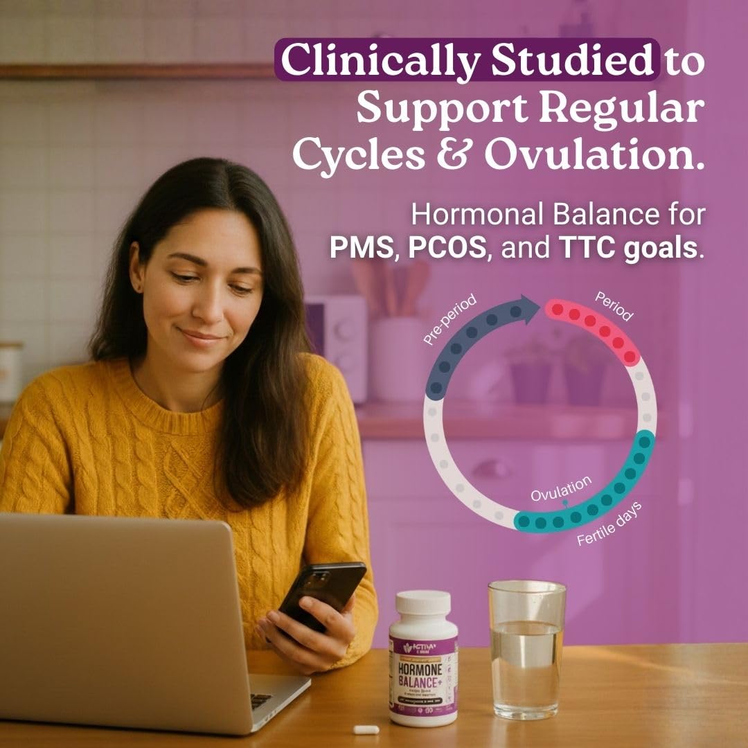 Activa Labs+ Hormone Balance label highlights vegan and non-GMO details
