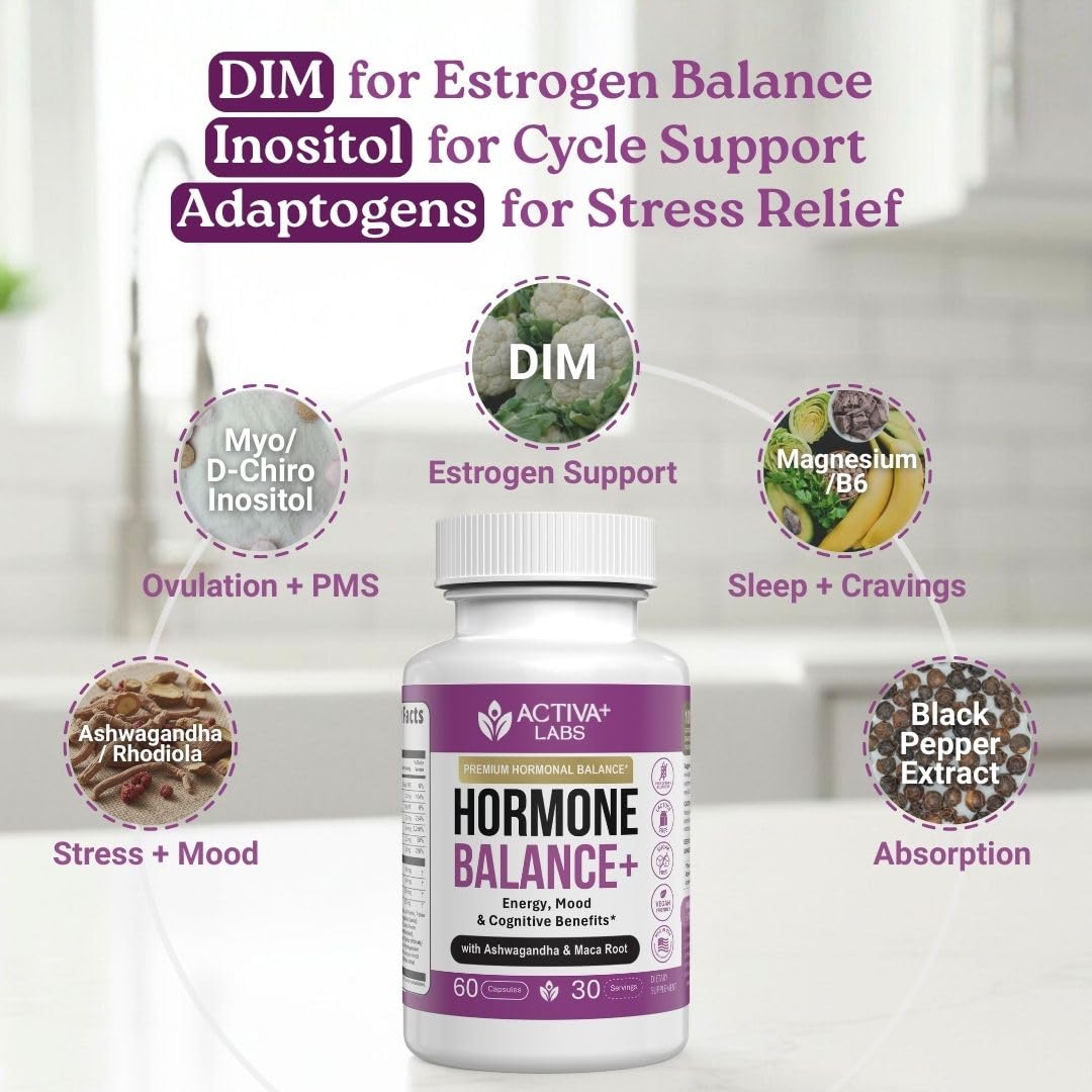 Activa Labs+ Hormone Balance daily-dose scene in routine use.