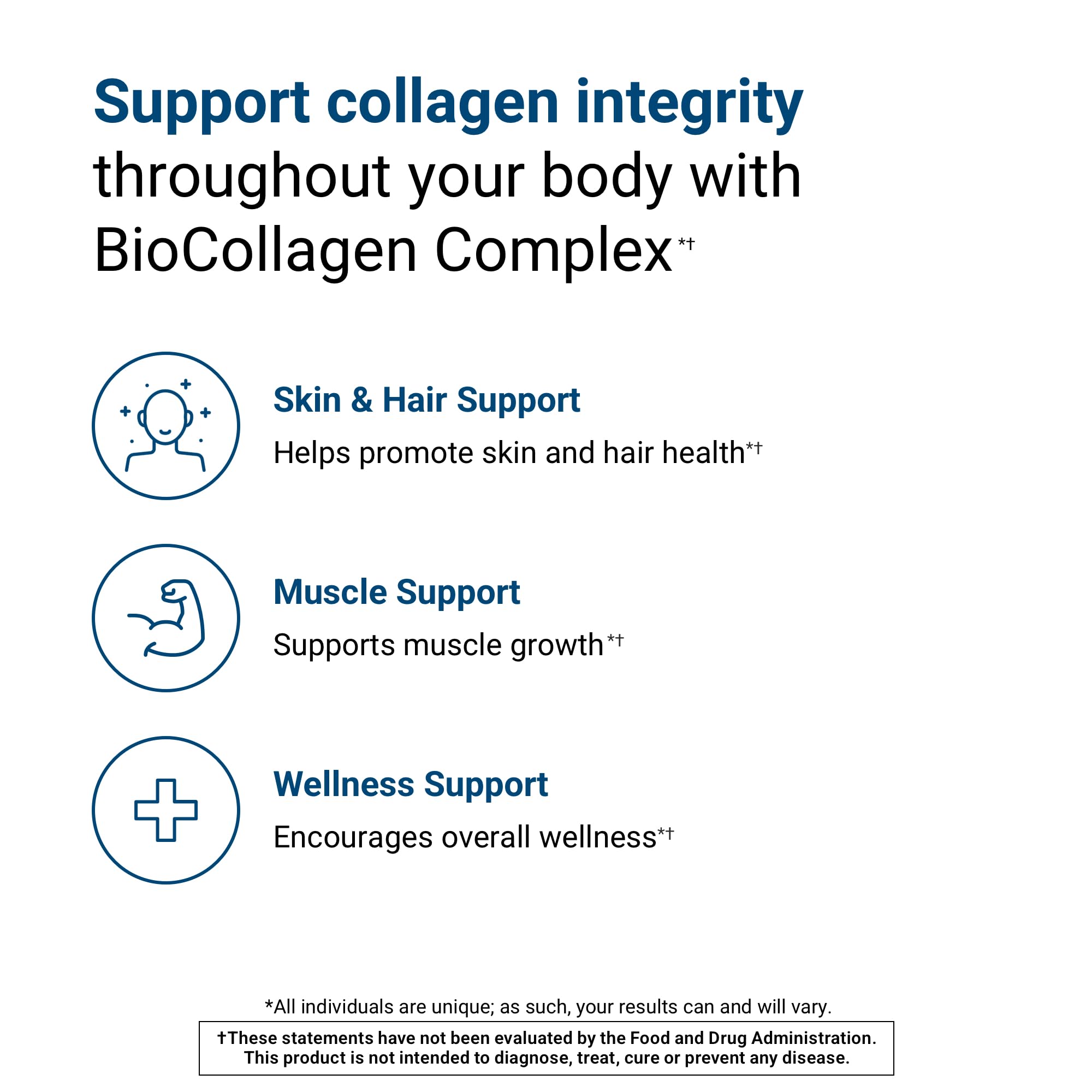 ActivatedYou BioCollagen Complex hair-volume: close-up of shiny, fuller-looking hair.