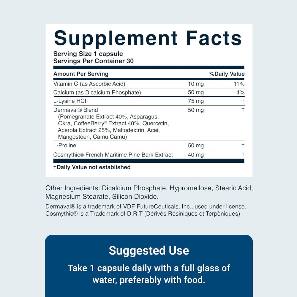 ActivatedYou Essential Skin Food bottle pour shows convenient daily capsule intake.