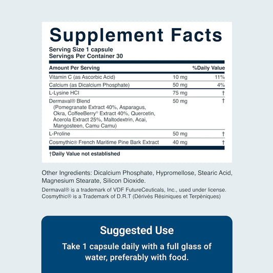 ActivatedYou Essential Skin Food bottle pour shows convenient daily capsule intake.