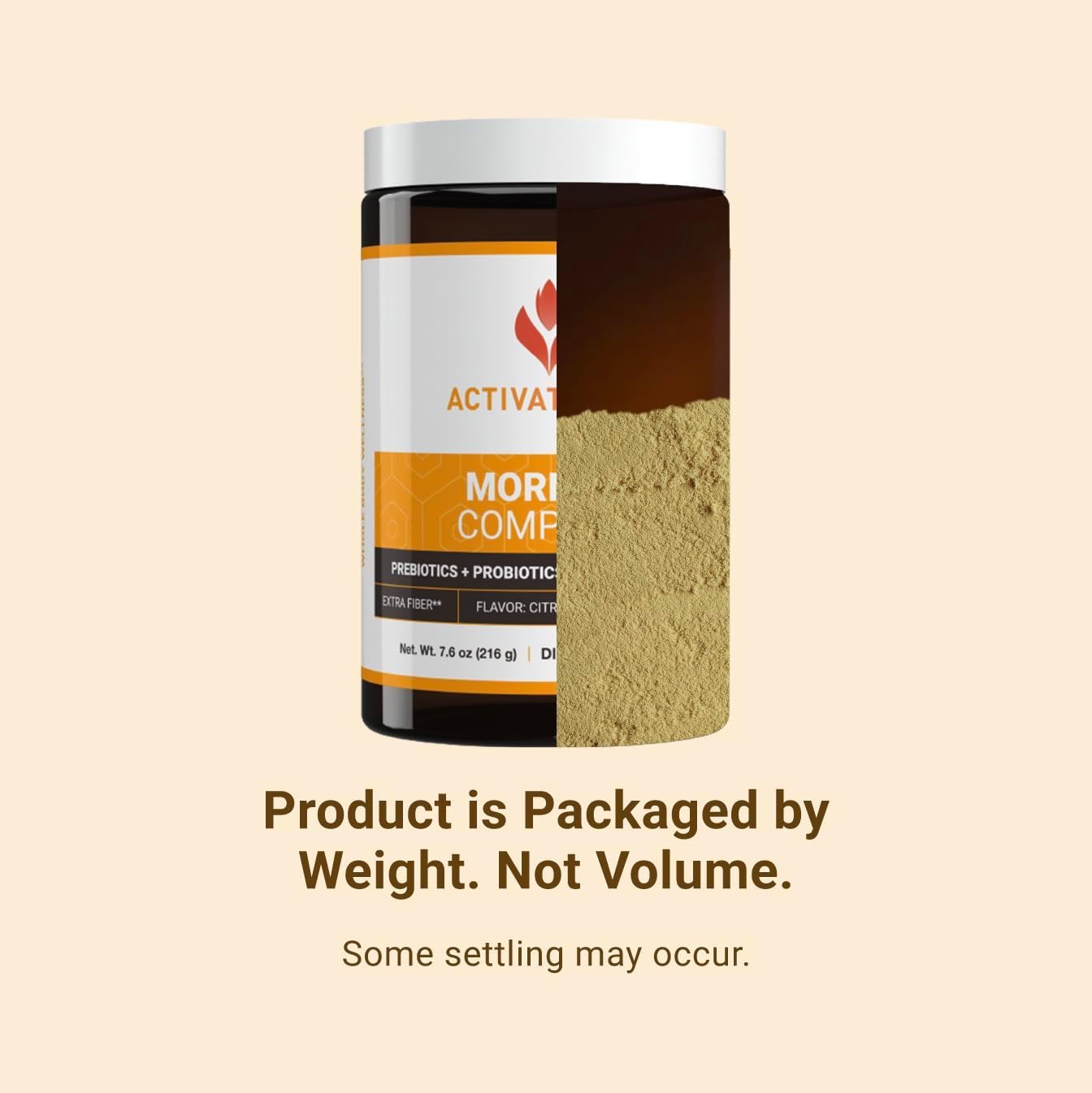 ActivatedYou Morning Complete label front showcases citrus flavor and benefits.