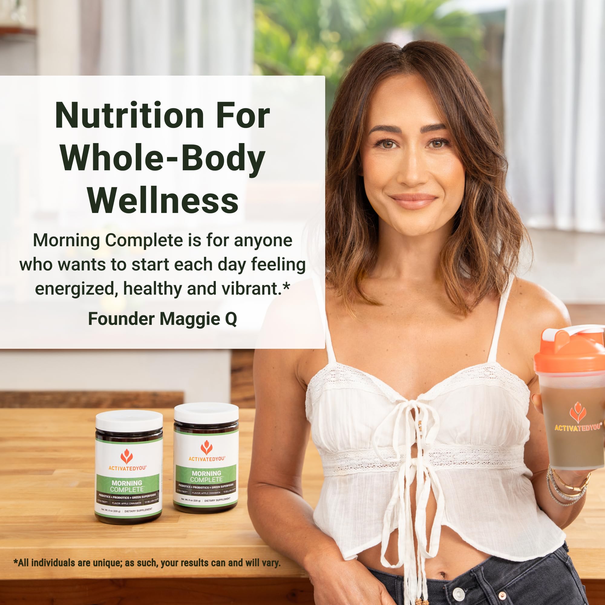 ActivatedYOU Morning Complete probiotic blend illustration