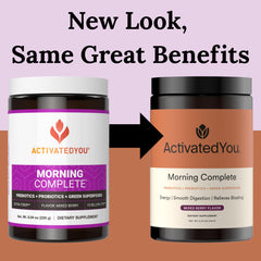 Measuring scoop for Morning Complete to start a quick, convenient morning routine.