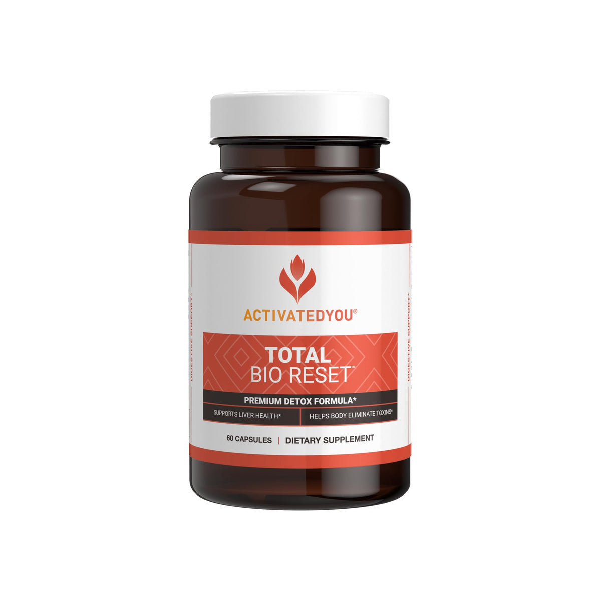 ActivatedYou Total Bio Reset bottle showcasing the detox formula for daily wellness