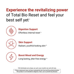ActivatedYou Total Bio Reset with dandelion root highlighting digestion-friendly ingredients