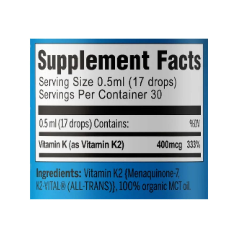ACTIVATION K2MK7 liquid in-use dosing shows potential absorption benefits.