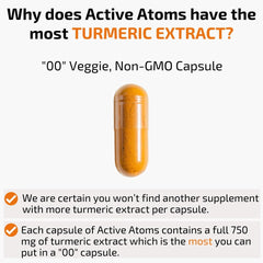 Active Atoms bioperine black pepper for enhanced absorption and bioavailability