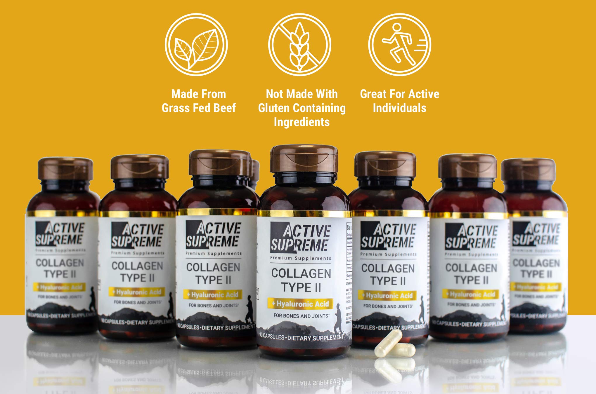 Active Supreme Type 2 Collagen cartilage support graphic