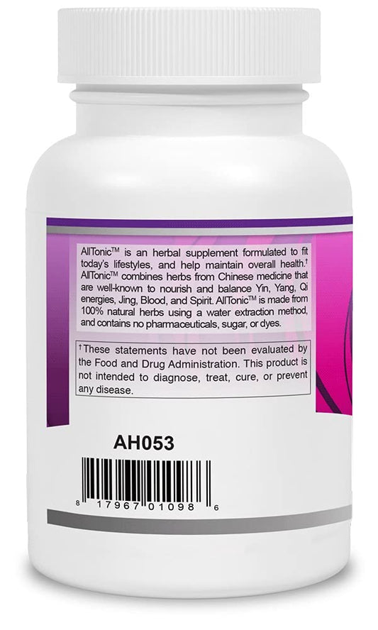 ActiveHerb AllTonic bottle pour ideal for a calm morning routine.