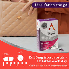 Active Iron helps hair, skin, and nails health