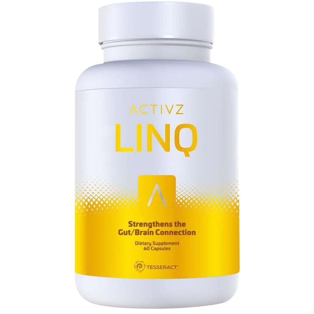 ACTIVZ LINQ bottle front showing premium packaging for daily wellness support.