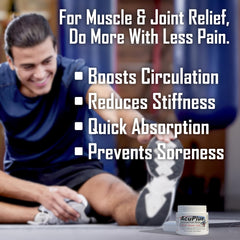 AcuPlus menthol aroma release on skin suggesting cooling relief