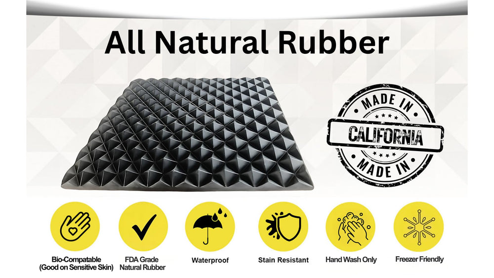 ACUWISE Marma Mat closeup pyramids highlight precise acupressure points for firm support.