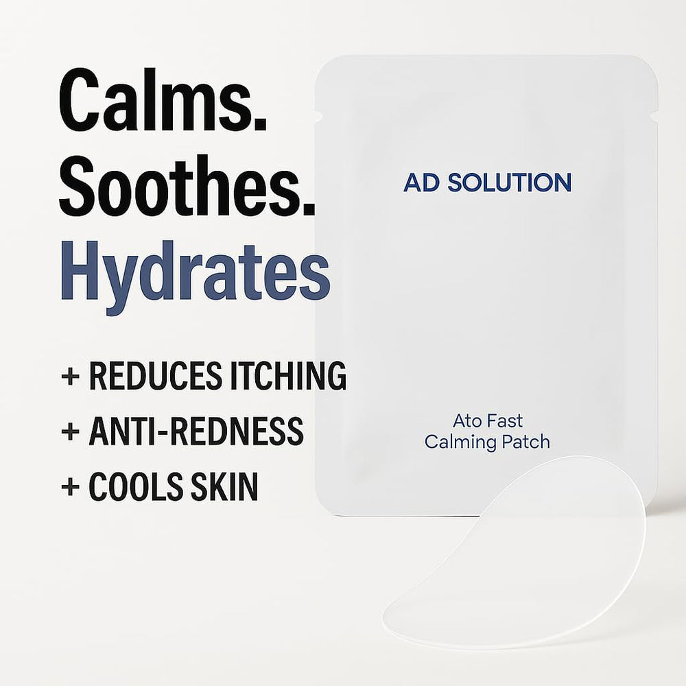 Close-up of AD SOLUTION ATO hydrogel patch texture for comfort.