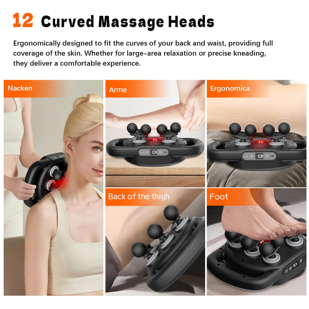 AdamPark massager with nine modes and nine intensities for versatile sessions