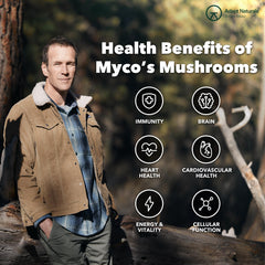 Adapt Naturals Bio-Avail Myco Lion's Mane focus for enhanced mental clarity.