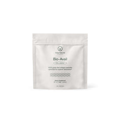 Adapt Naturals Bio-Avail Collagen+ scoop in a mug for easy daily use benefiting skin and joints