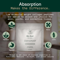 Adapt Naturals Collagen+ spoon in coffee to support joints and mobility