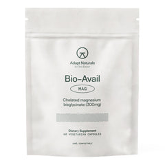 Adapt Naturals Magnesium Glycinate bottle pouring for fast absorption