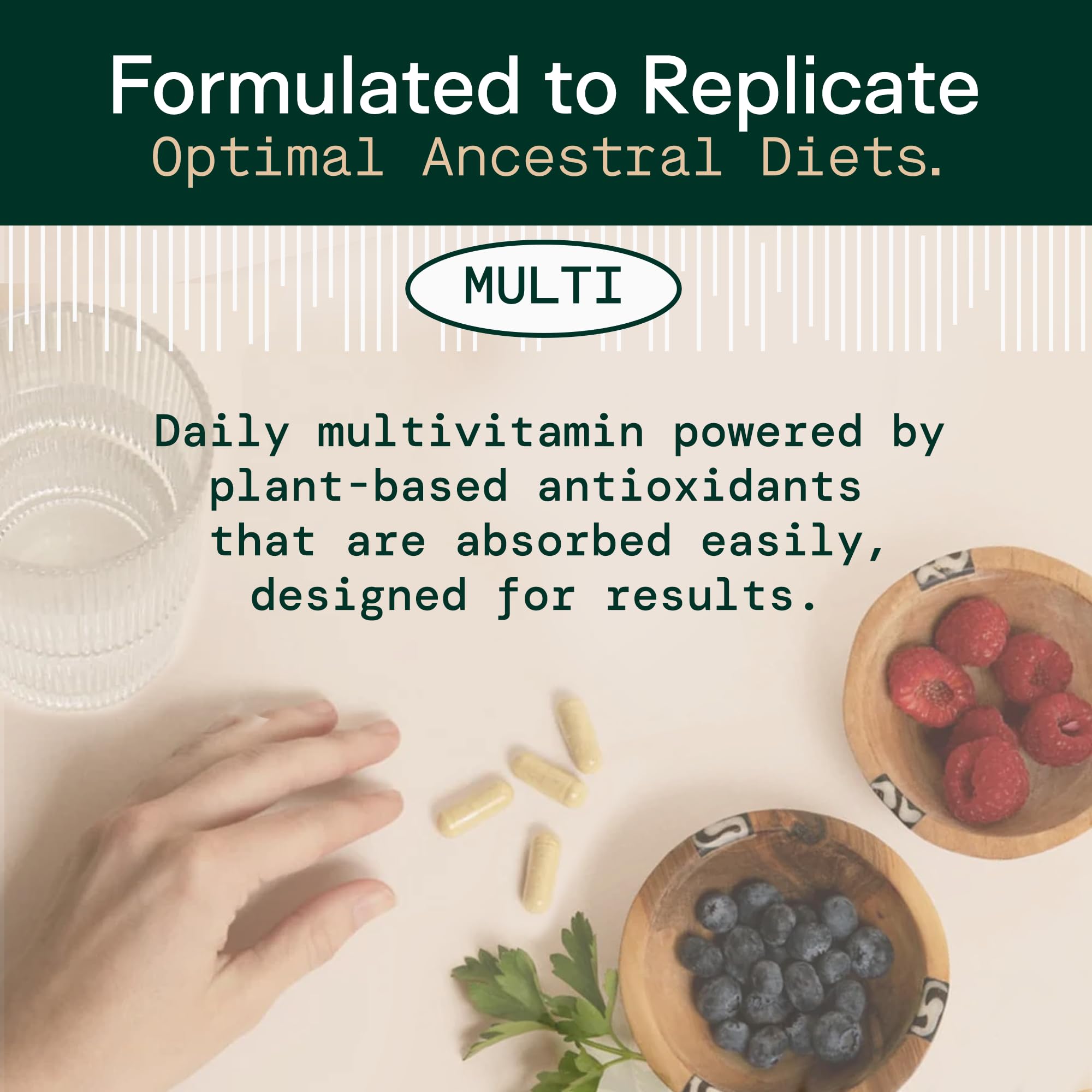 Adapt Naturals bottle on kitchen counter for daily routine