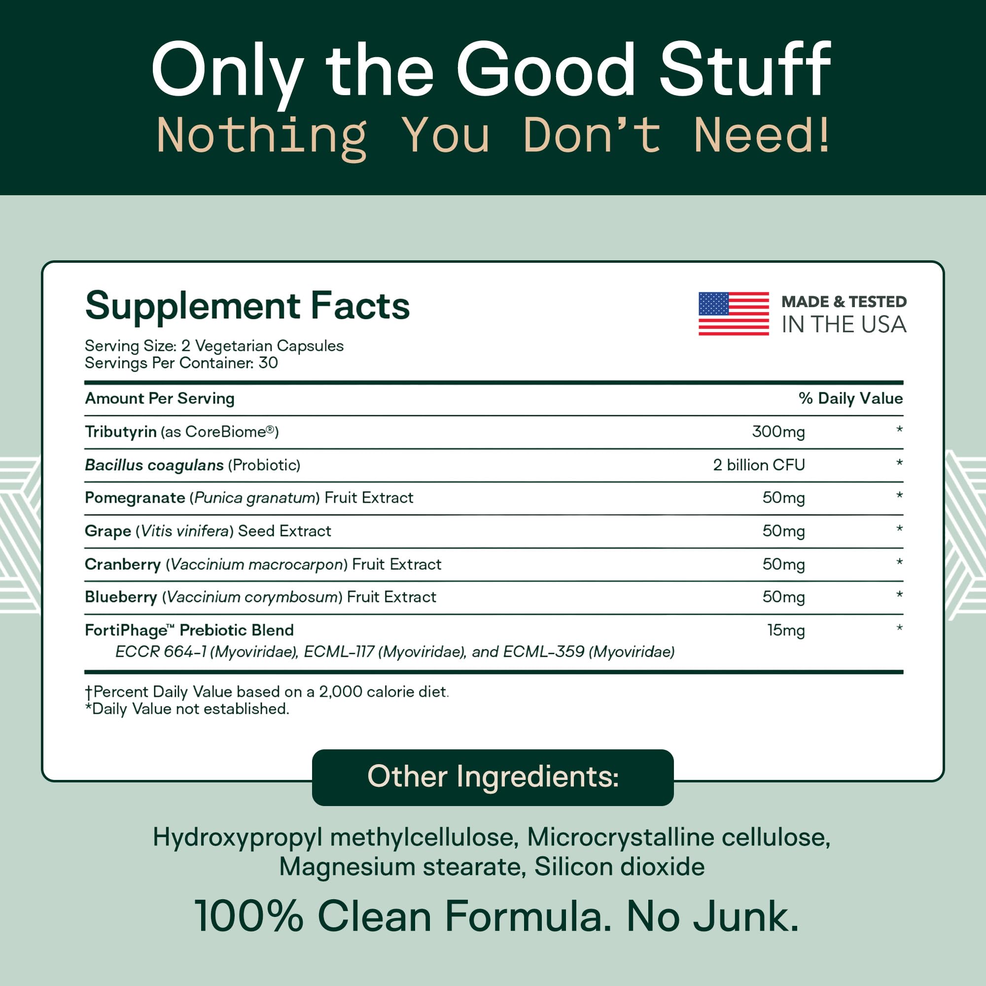 Adapt Naturals polyphenols blend supports microbiome health.