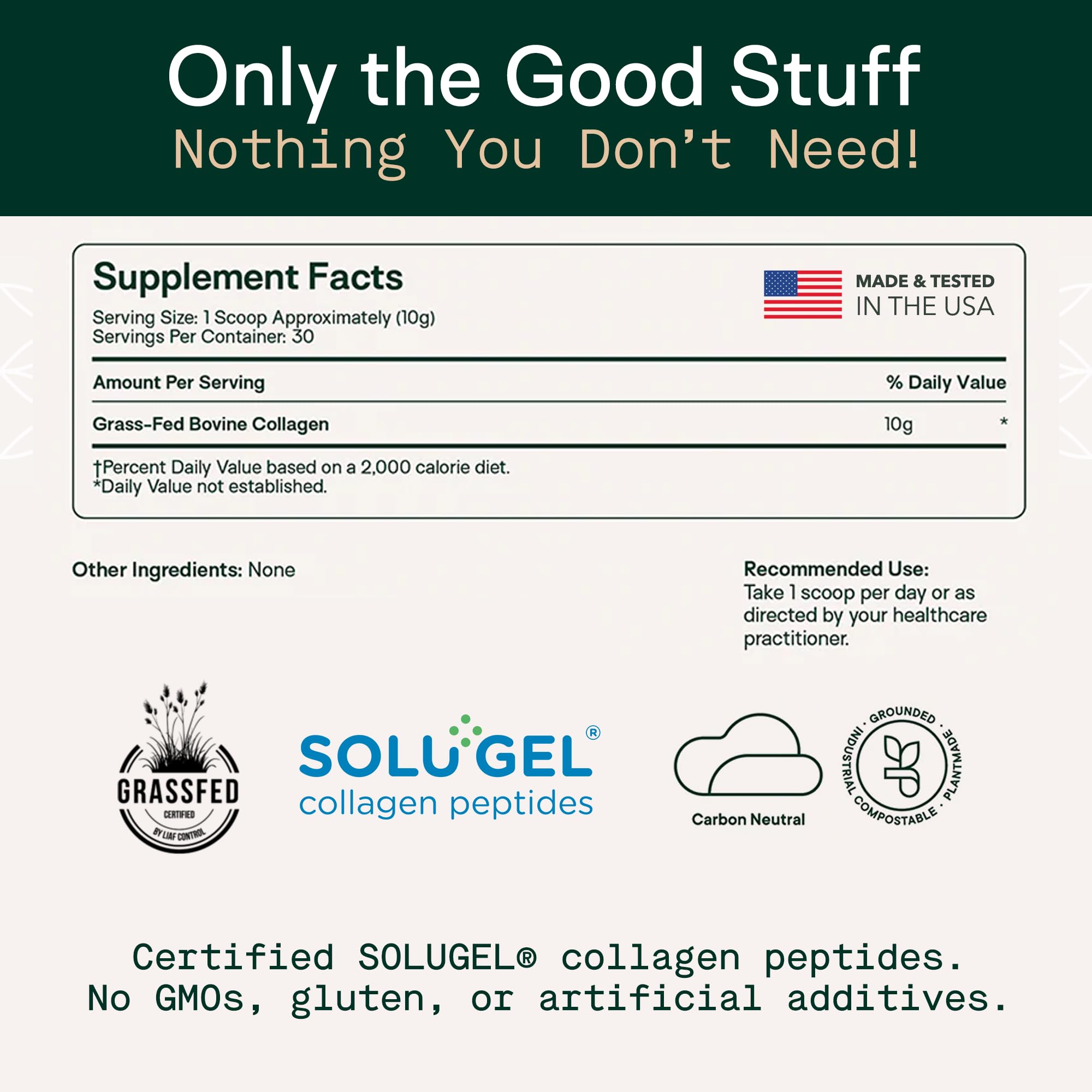 Adapt Naturals Bio-Avail Collagen+ bottle beside dewy skin scene emphasizing hydration support