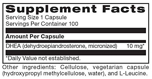 Adaptogen Research DHEA bottle pour illustrating convenient daily dosing for stress resilience and vitality.