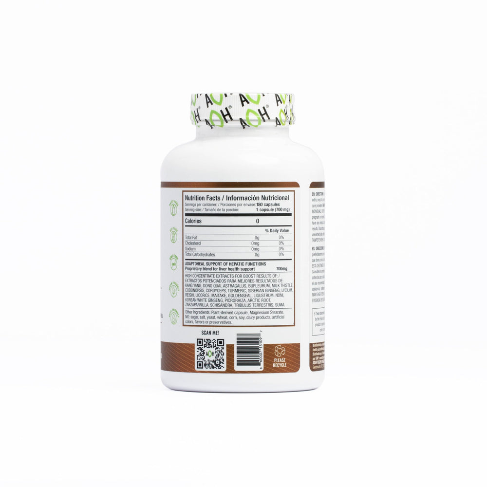 ADAPTOHEAL 180 Capsules Per Bottle signals long-lasting supply.
