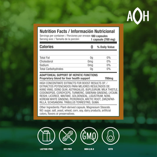 ADAPTOHEAL Artichoke Schisandra Extracts bottle highlights vitality and daily resilience.