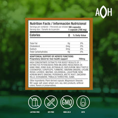 ADAPTOHEAL Artichoke Schisandra Extracts bottle highlights vitality and daily resilience.