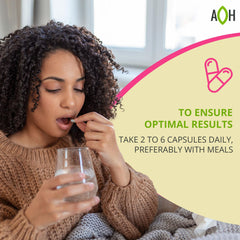 ADAPTOHEAL Hormobalance dispensing scene suggests simple daily routine.