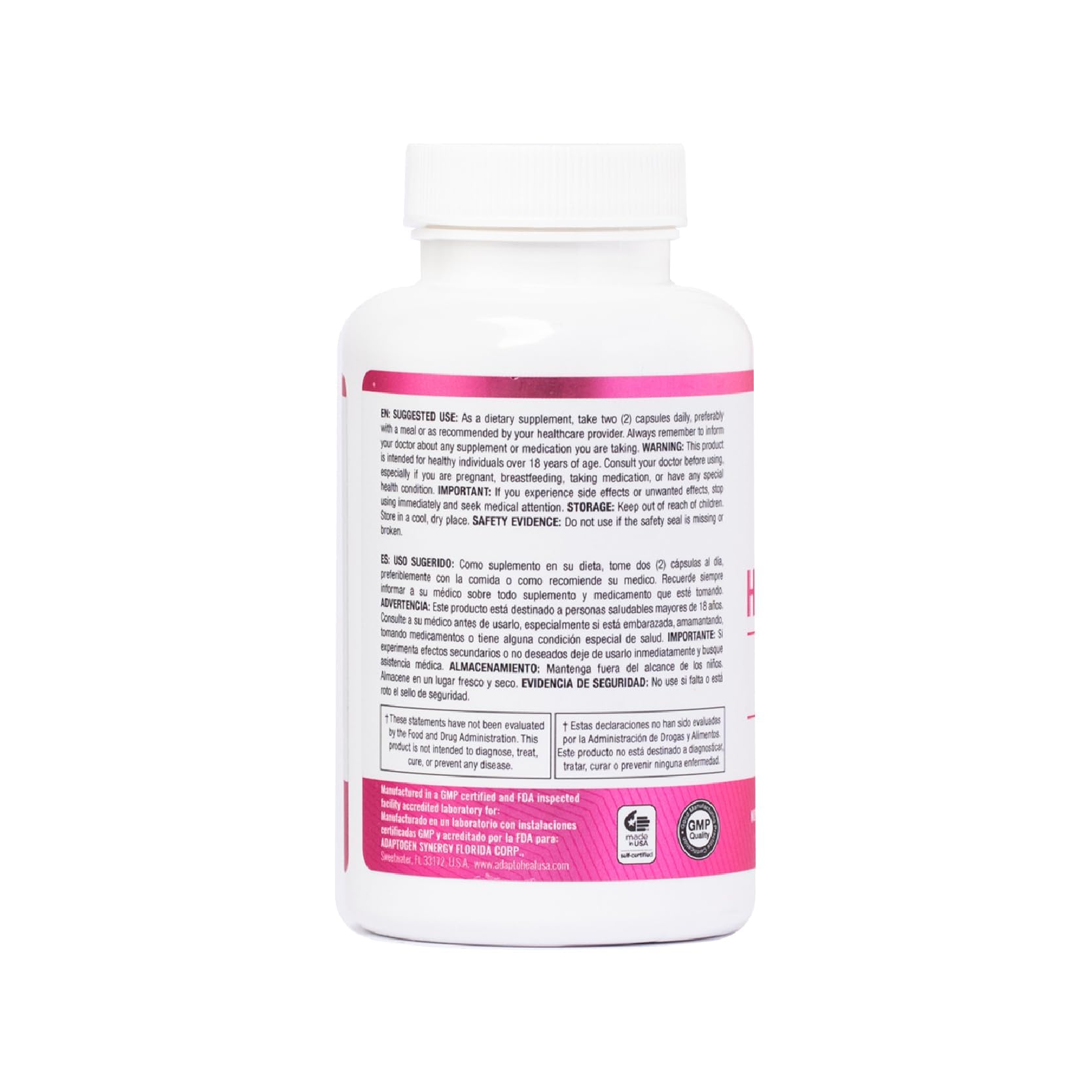 Packaging and bottle ready for daily use with Hormobalance