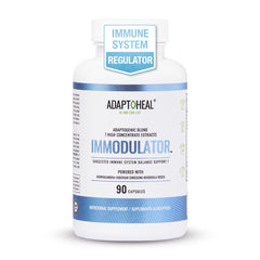 ADAPTOHEAL Immodulator bottle front supports daily resilience and balanced mood.
