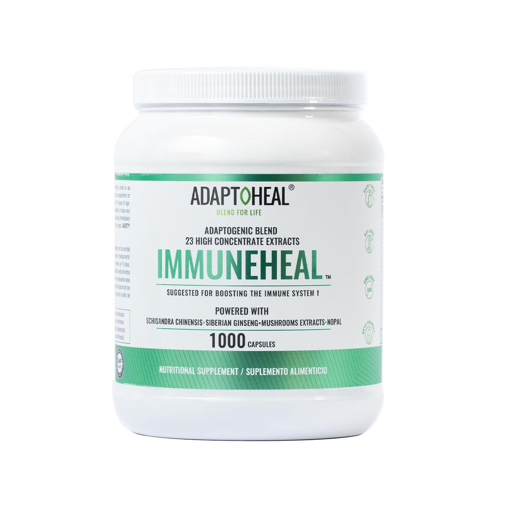 ADAPTOHEAL Immuneheal bottle front promotes daily immune support