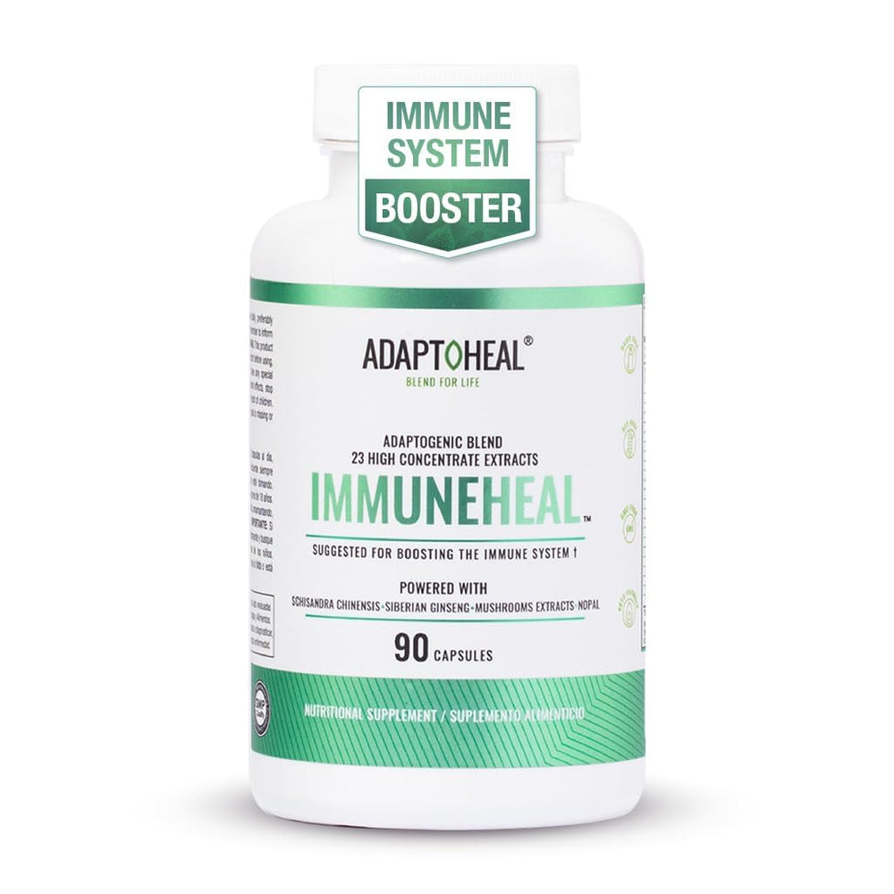 ADAPTOHEAL Immuneheal bottle with capsules for daily immune support
