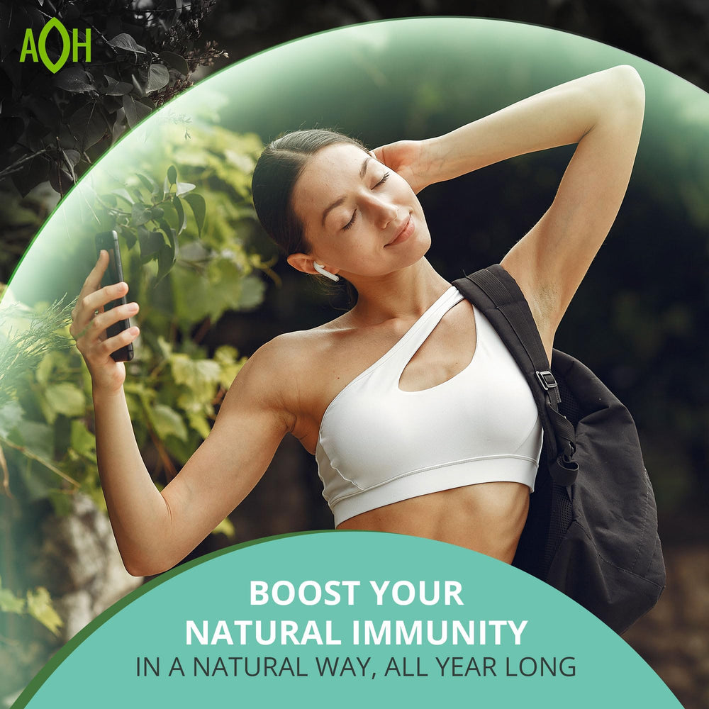 ADAPTOHEAL Immuneheal label detail featuring Schisandra and Ginseng ingredients for energy balance
