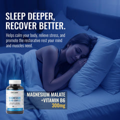 Adaptoheal label close-up displaying magnesium glycinate malate citrate and B6.