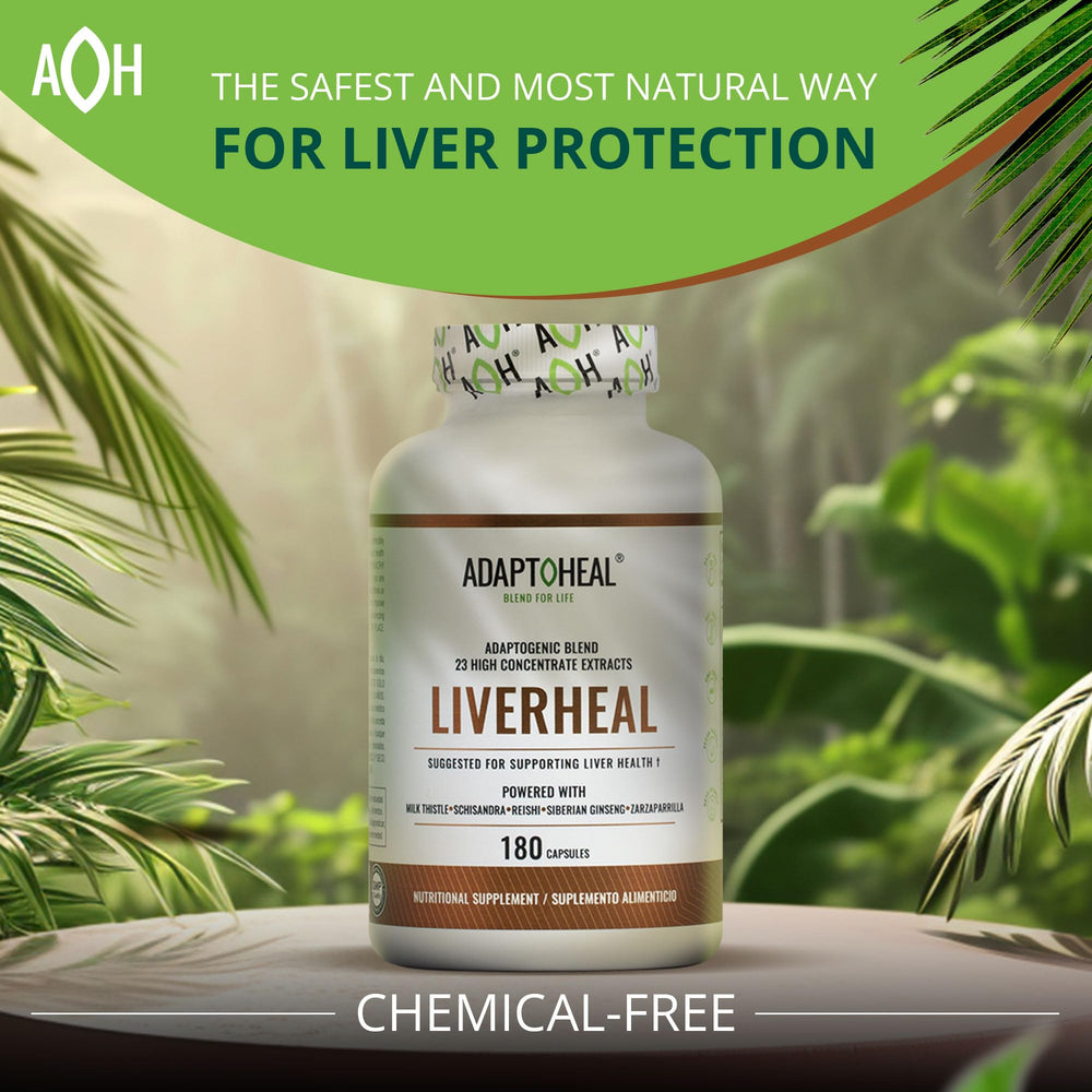 ADAPTOHEAL Made-in-USA Seal on bottle emphasizes quality.