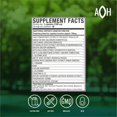 ADAPTOHEAL NeuroHeal capsules poured for daily cognitive routine
