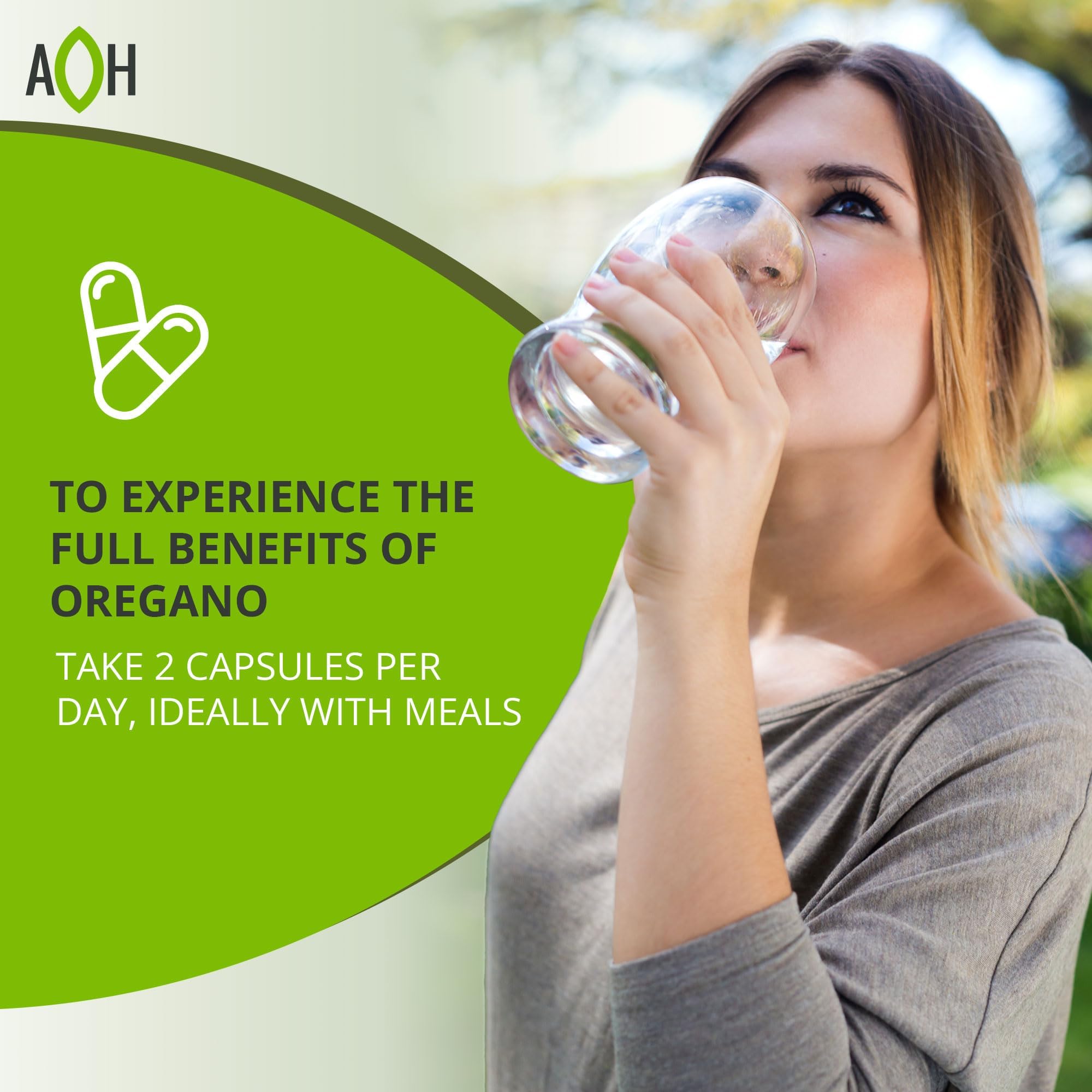 Adaptoheal plant-based non-GMO formula label close-up